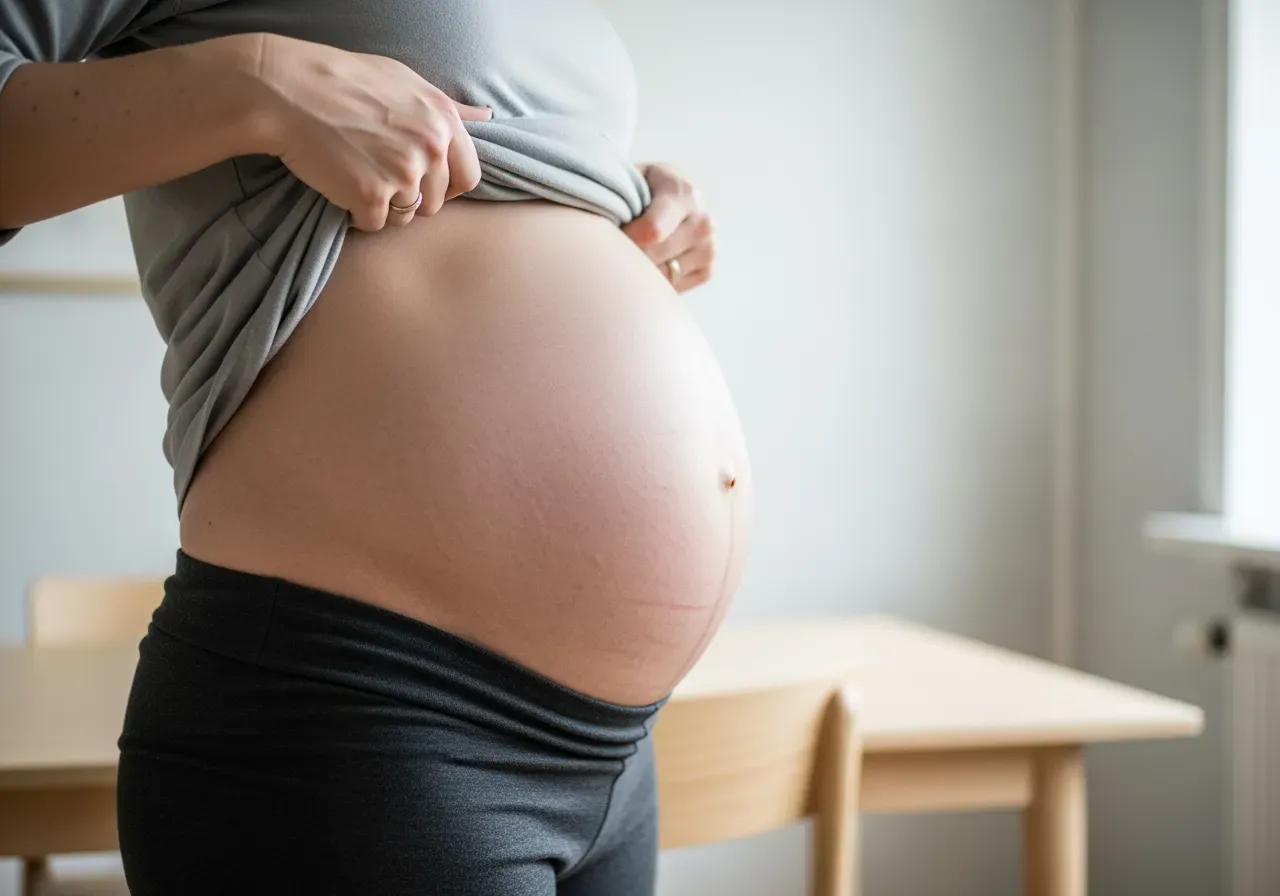 Bristningar på magen under graviditet