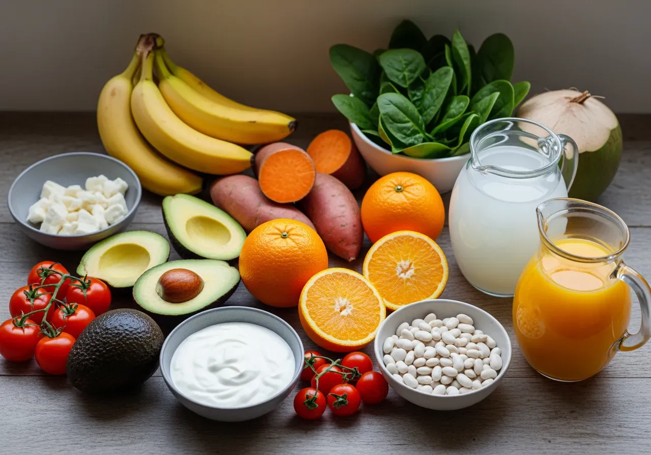 Kalium i mat och dryck