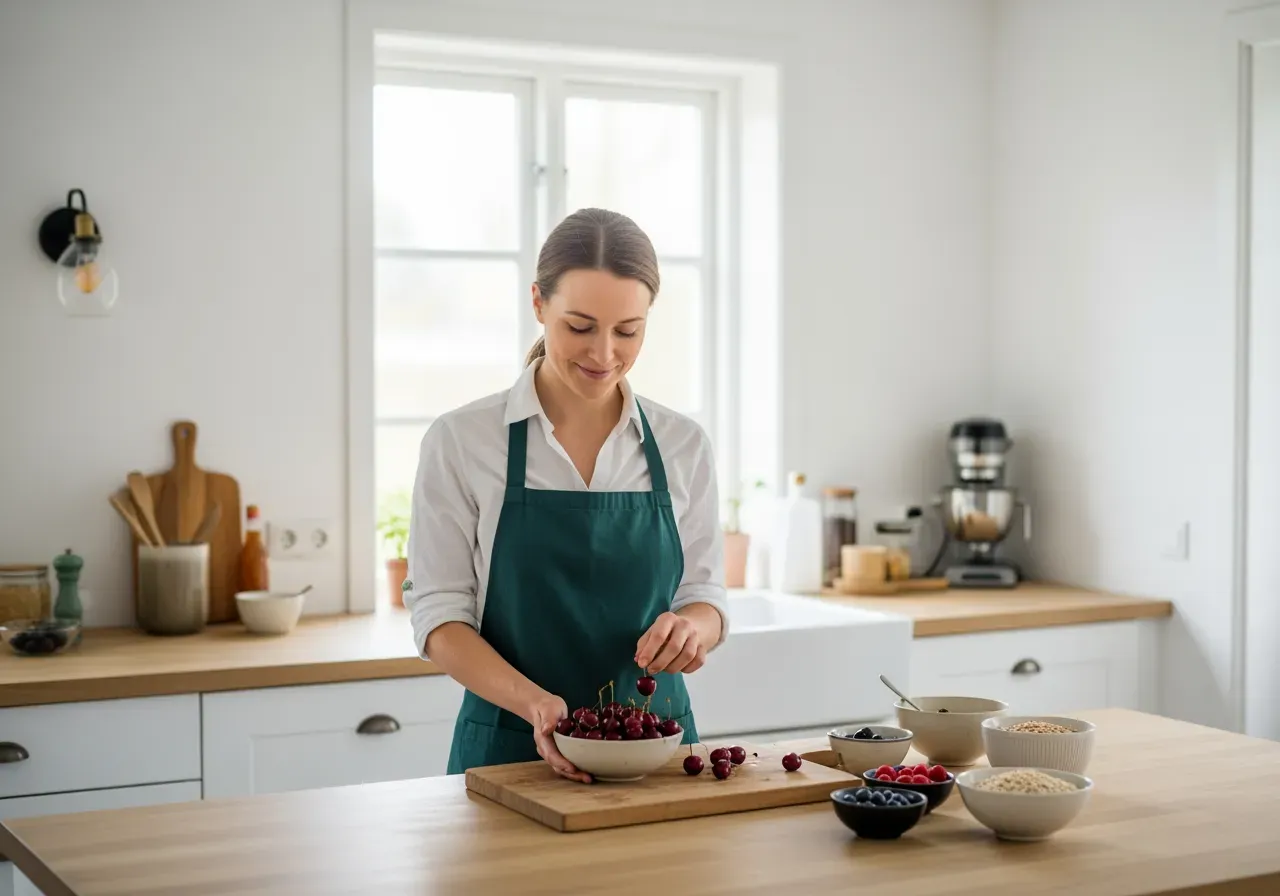 Körsbär i kosten enkelt
