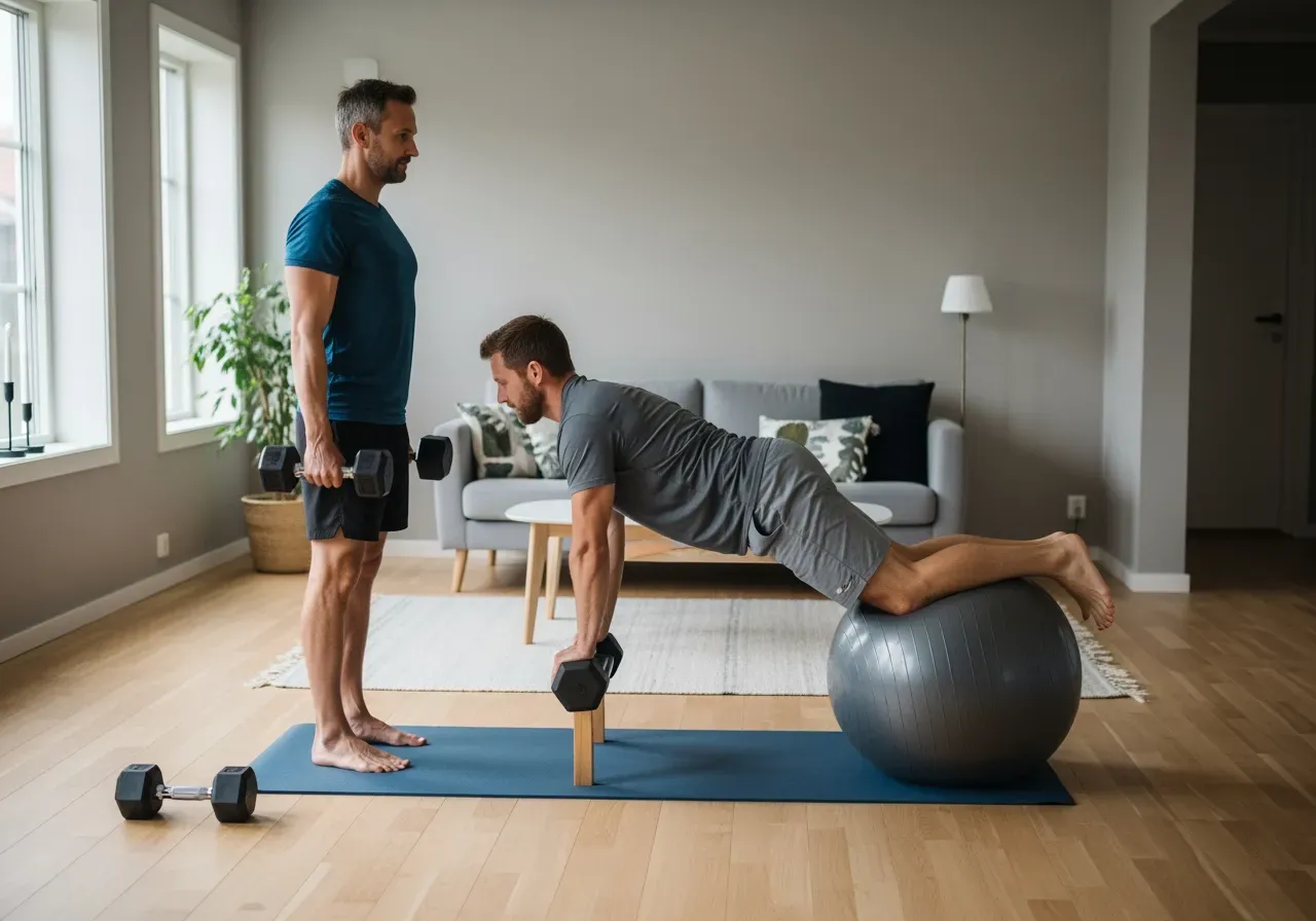 Träna baksida lår hemma