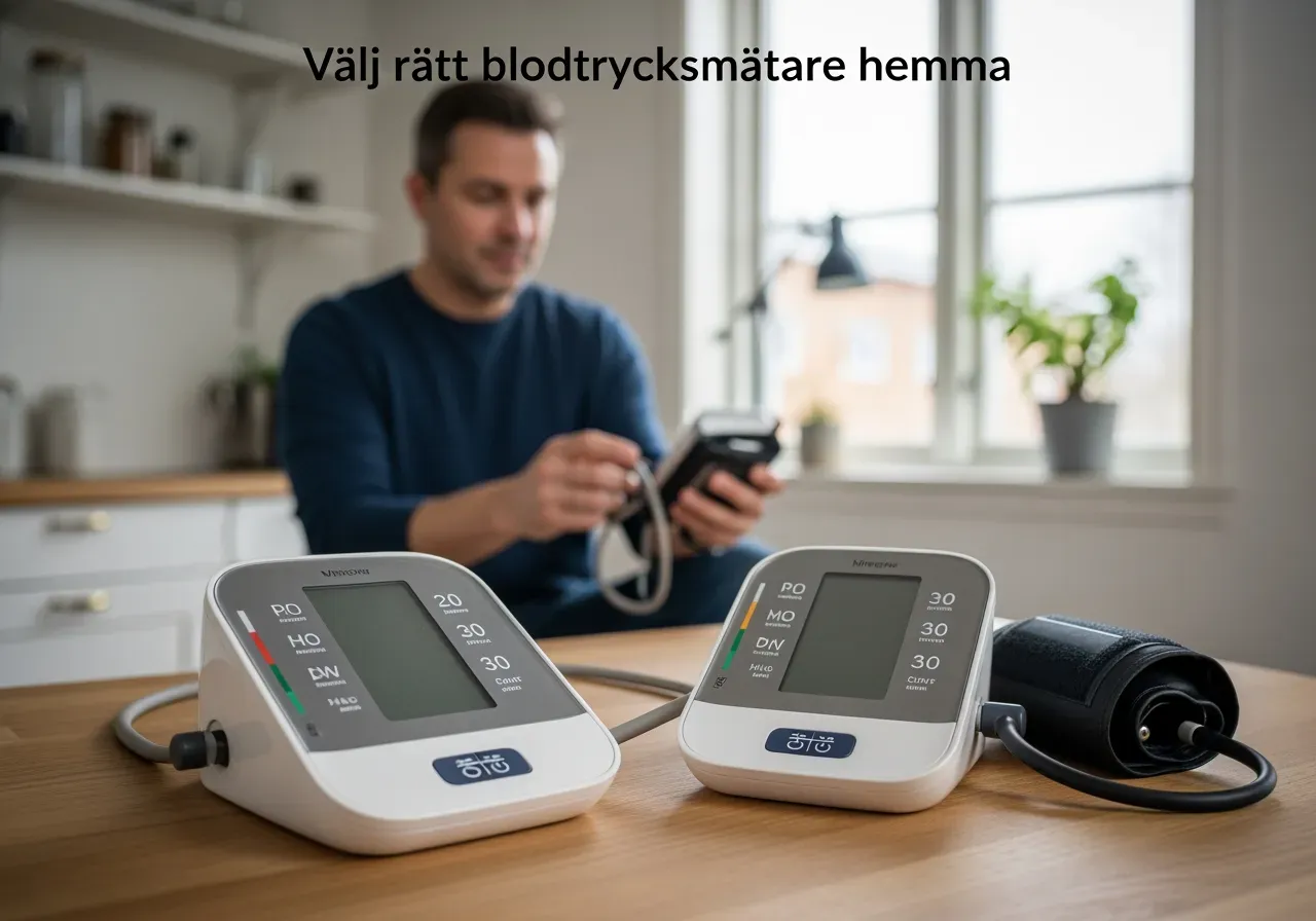 Välj rätt blodtrycksmätare hemma
