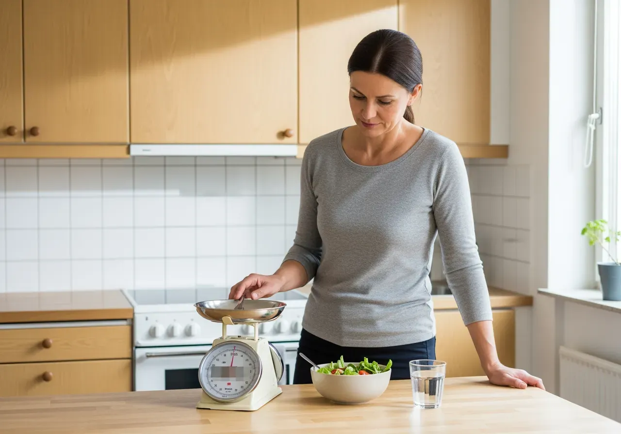 Viktnedgång efter östrogenstopp