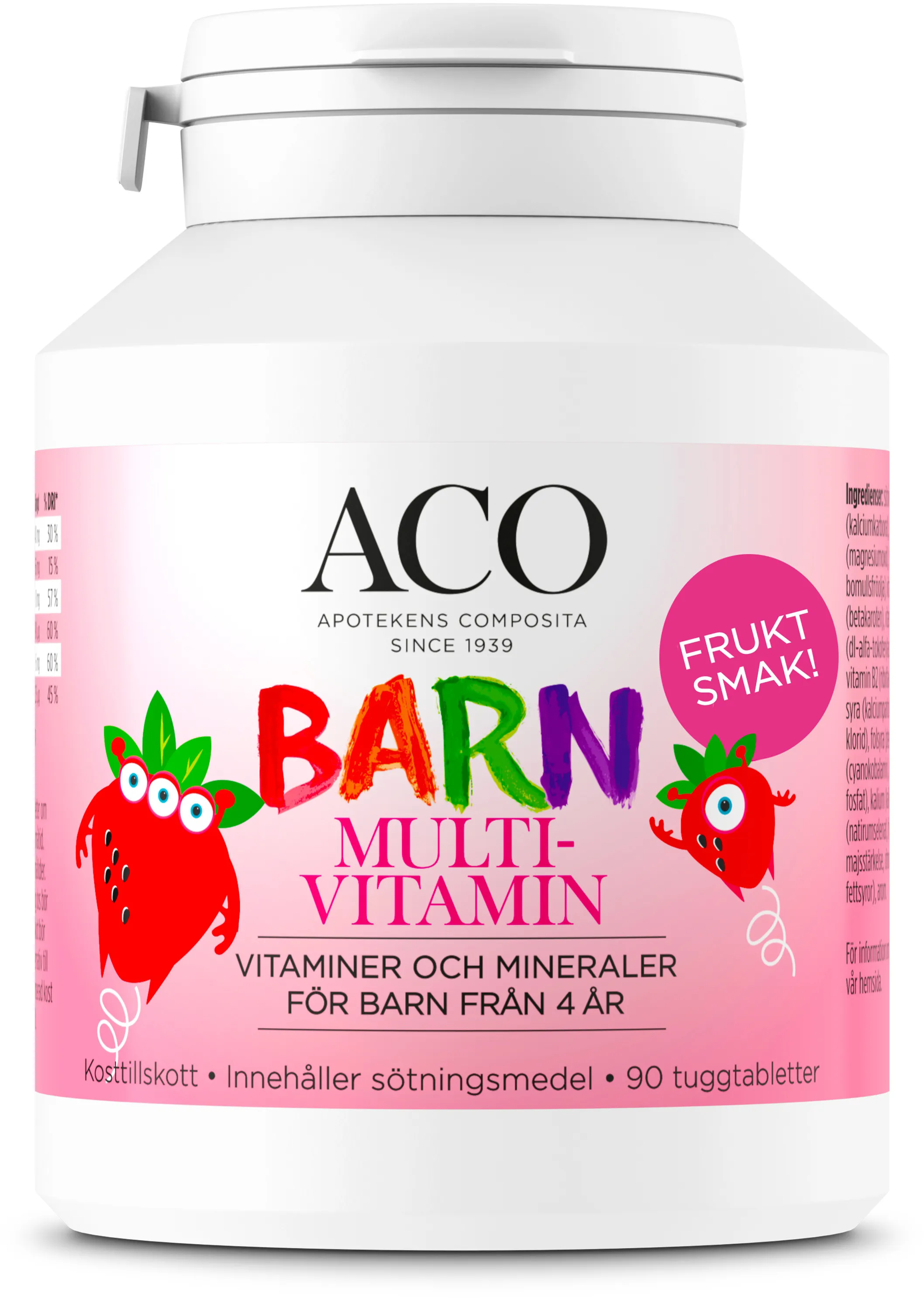 ACO Barn Multivitamin Tuggtablett Frukt
