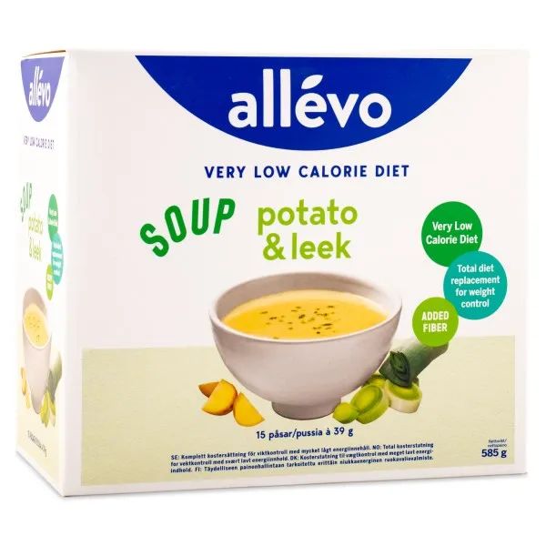 Allevo VLCD Soup, Potatis-purjolök