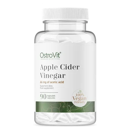 Äppelcidervinäger, vegansk, 90 kapslar. Viktminskning Booster