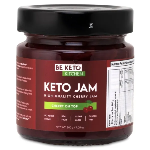 BeKeto KETO Jam, Cherry on Top, 200 g