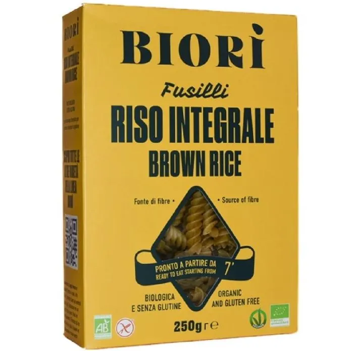 Biori Glutenfri Rårispasta Fusilli 250 g