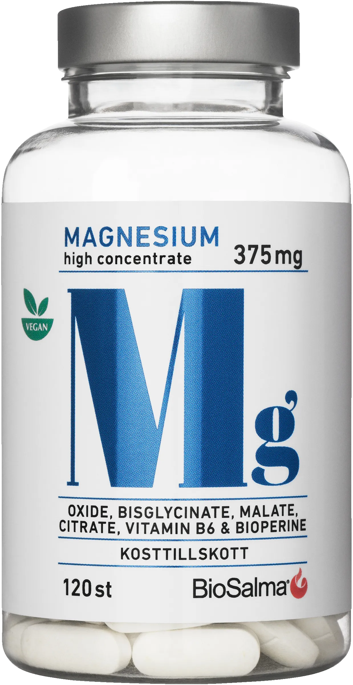 BioSalma Magnesium 375mg 120 st