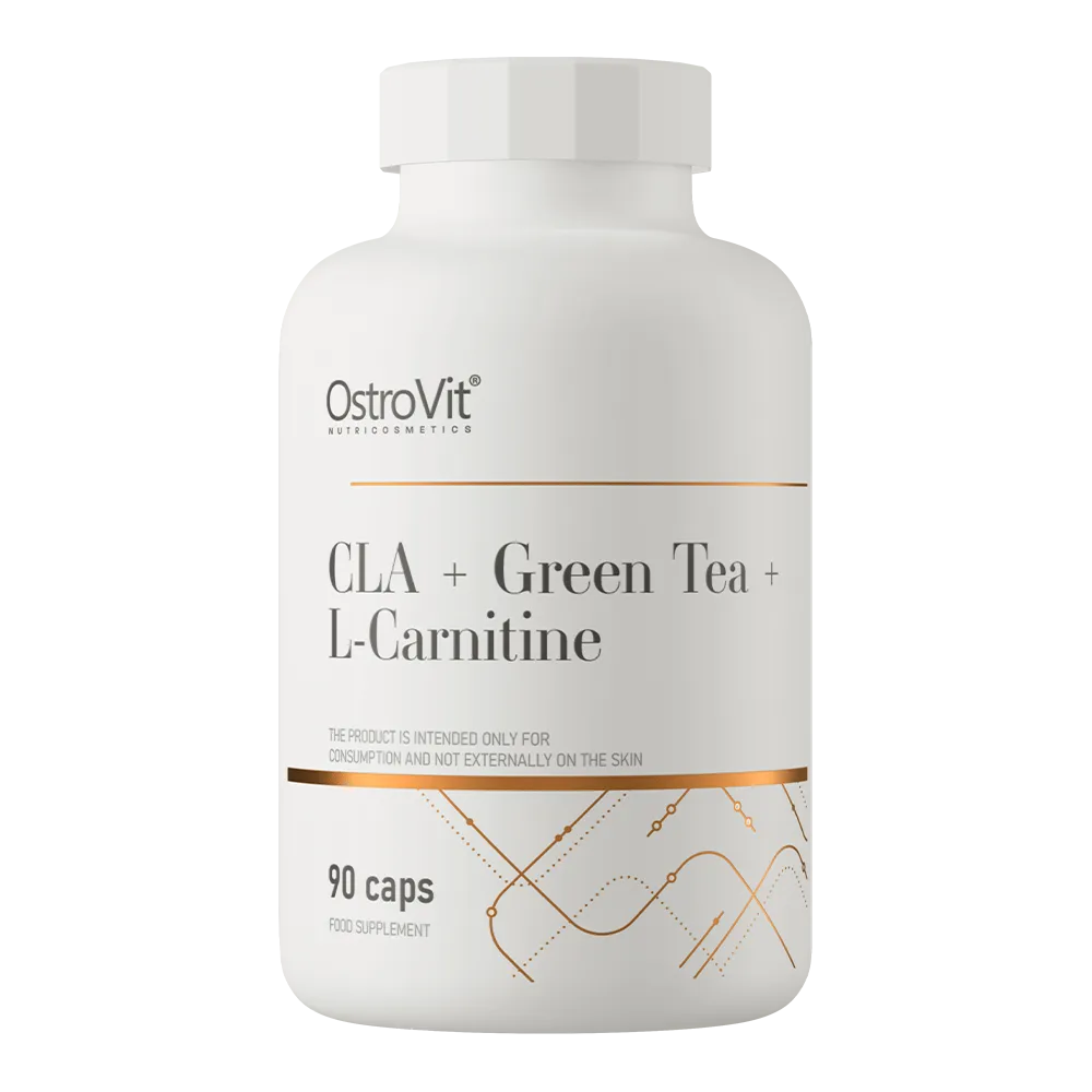 CLA + Green Tea + L-Carnitine, 90 kapsler. Produkt för viktminskning