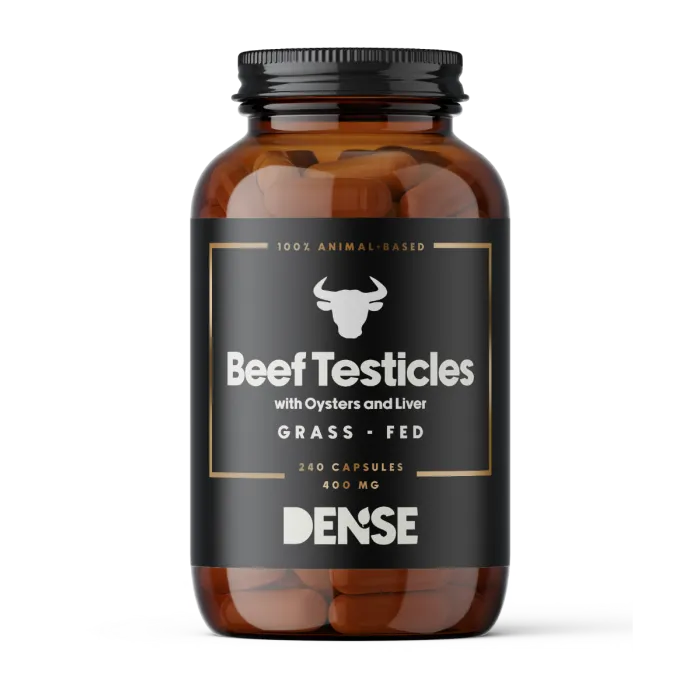 Dense Beef Testicles med Oysters & Liver