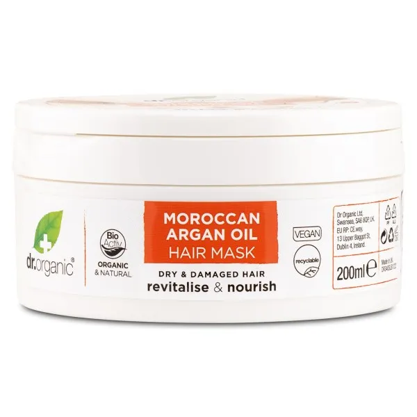 Dr Organic Arganolja Hårinpackning , 200 ml