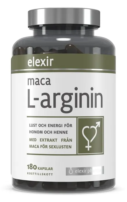 Elexir Maca L-arginin 180 kapslar