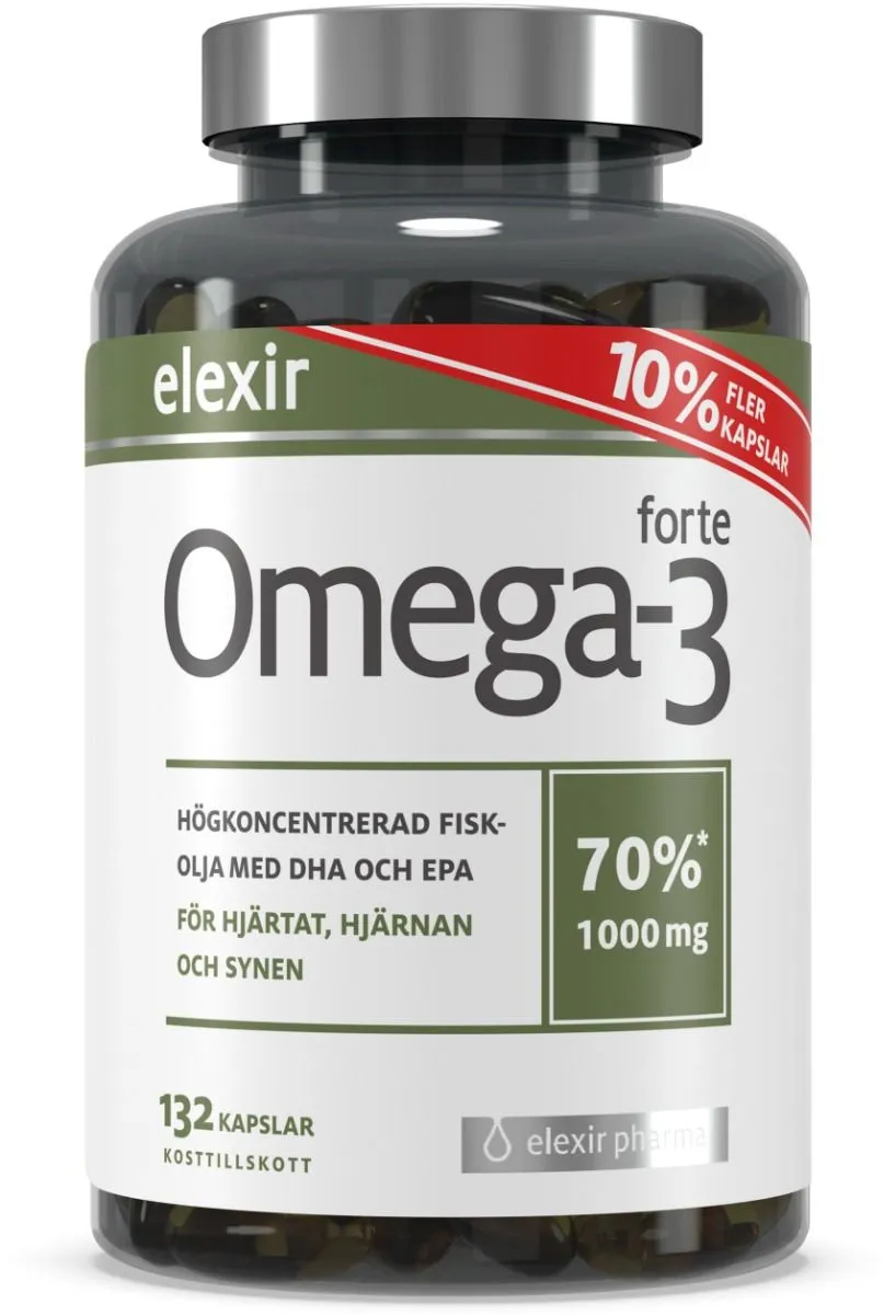 Elexir Pharma Omega-3 forte 1000mg 132st 132 st