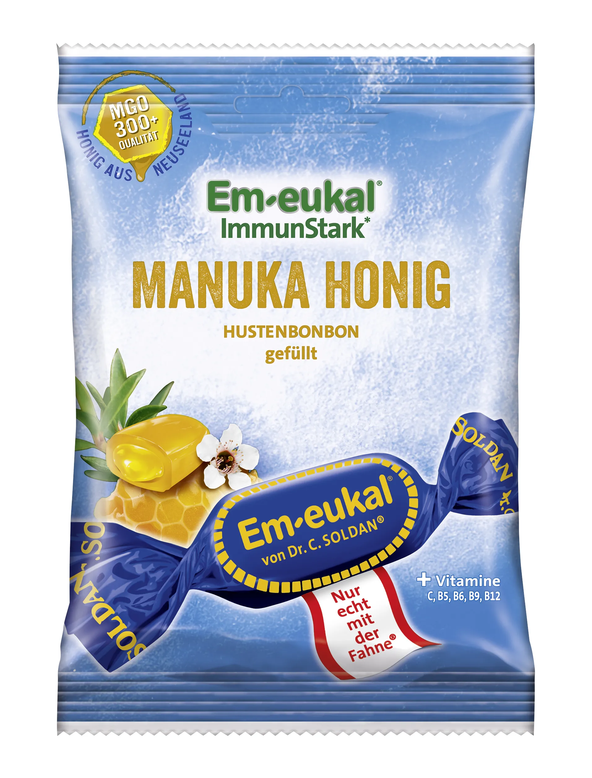 Em-eukal Halstablett Manuka Honung 75g
