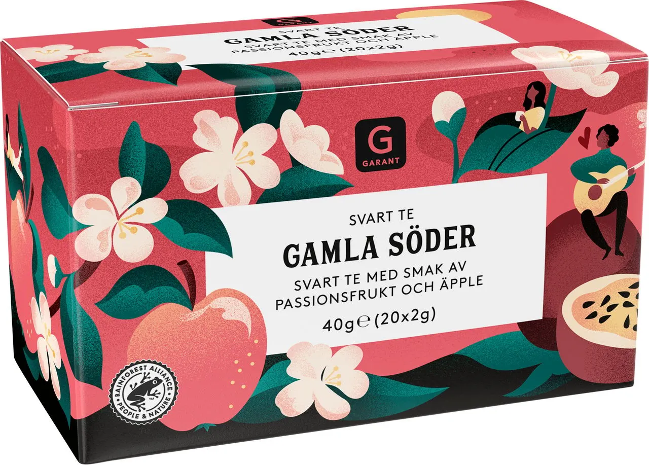 Garant Svart Te Gamla Söder 40 g