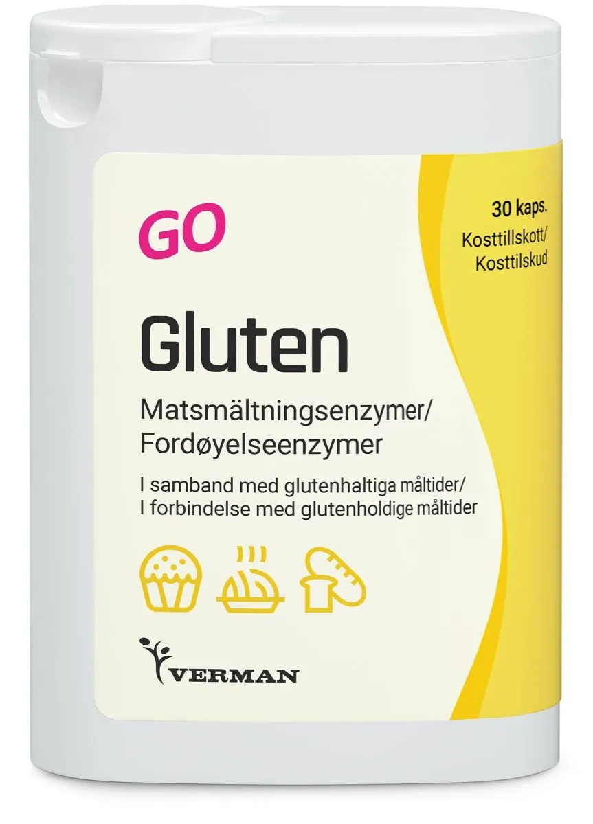 Gluten GO, kapslar 30 st