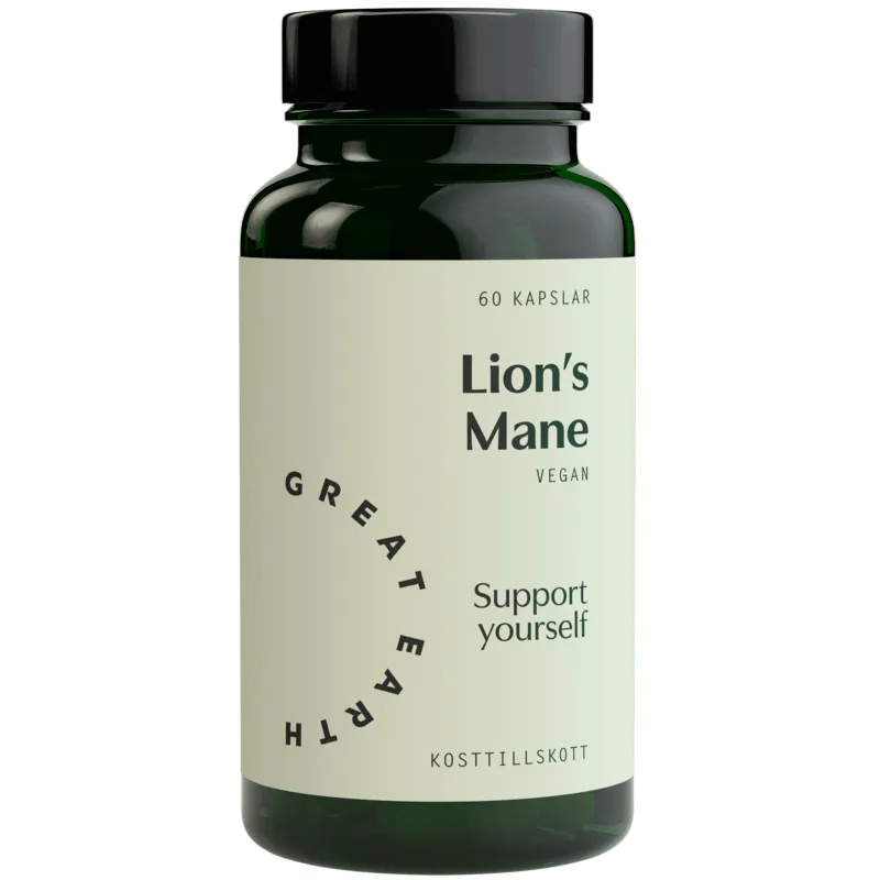 Great Earth Lion's Mane 60 kapslar
