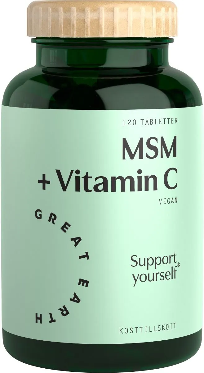 Great Earth MSM + Vitamin C 120 st
