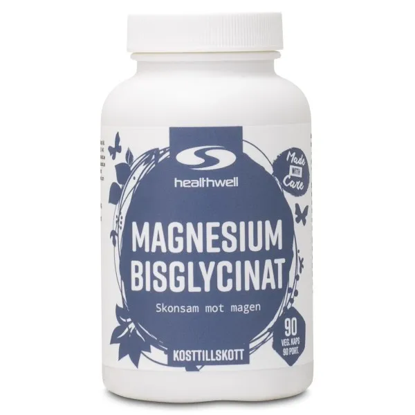 Healthwell Magnesium Bisglycinat, 90 kaps