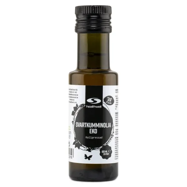 Healthwell Svartkumminolja EKO, 100 ml