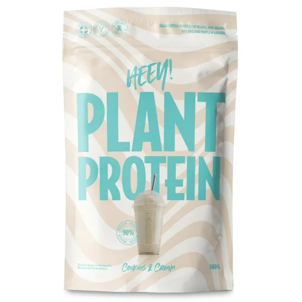 HEEY Vegan Protein, Cookies & Cream, 500 g