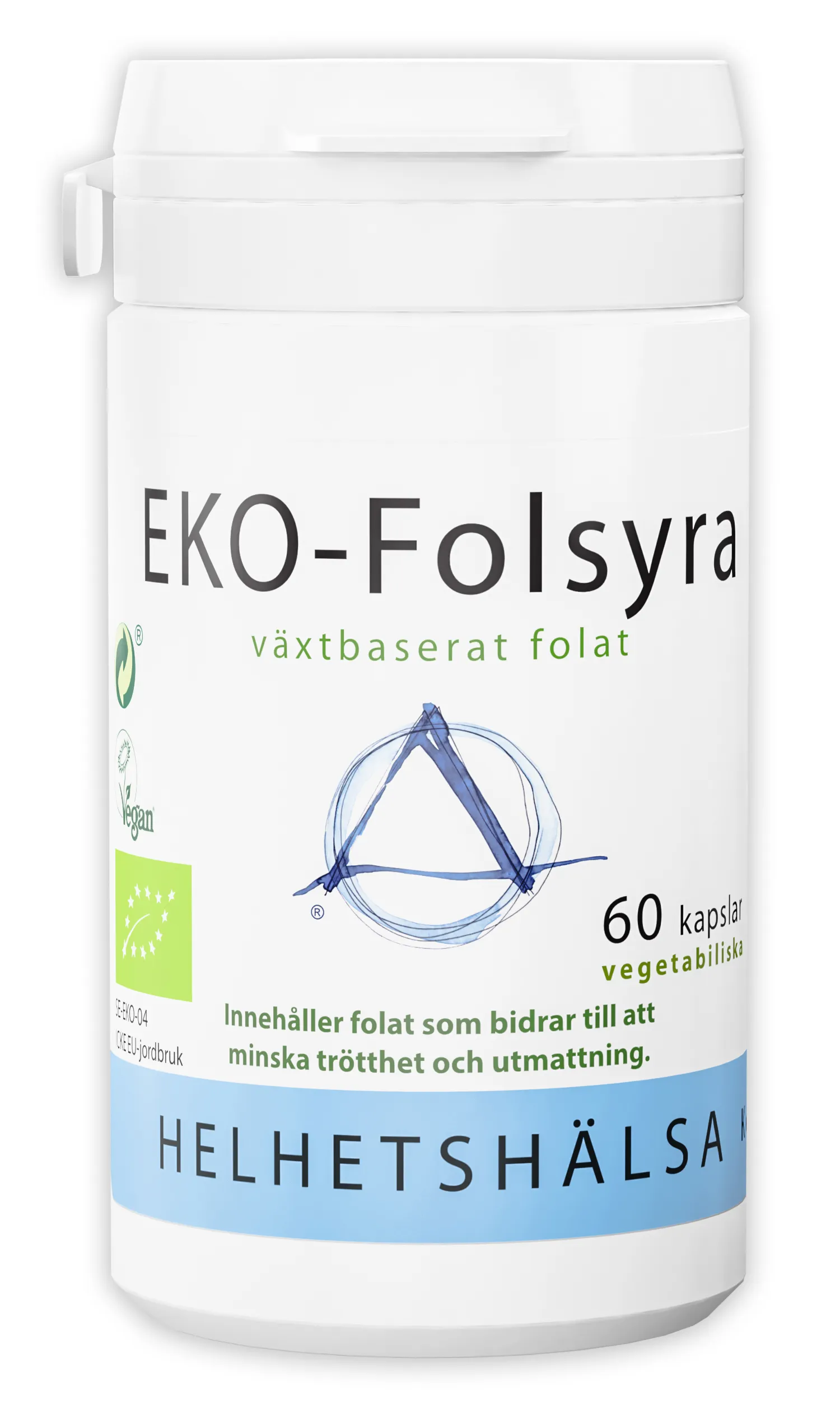 Helhetshälsa EKO-Folsyra 500 µg 60 kap