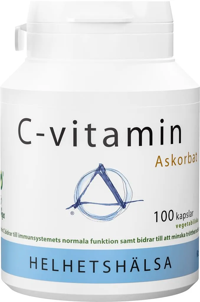 Helhetshälsa C-vitamin, askorbat, 500 mg 100 kapslar