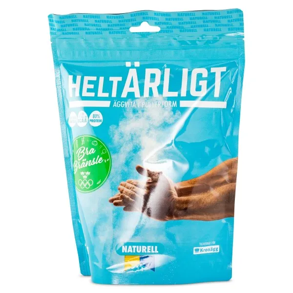 Helt Ärligt Äggvitepulver , Naturell, 400 g