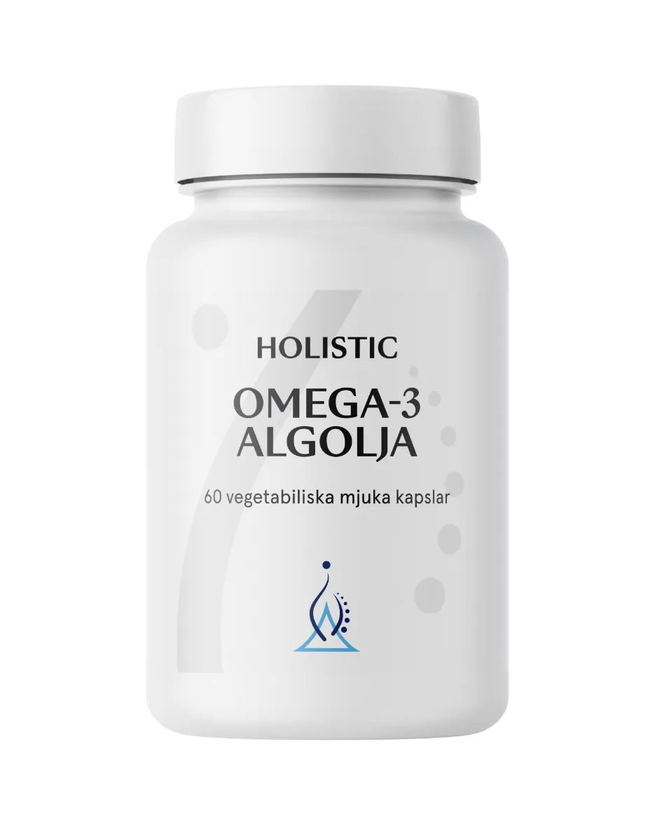 Holistic Omega-3 Vegan Algolja, vegetabiliska mjuka kapslar 60 st