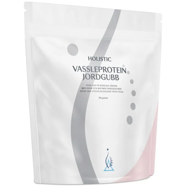Holistic Vassleprotein, Jordgubb, 750 g
