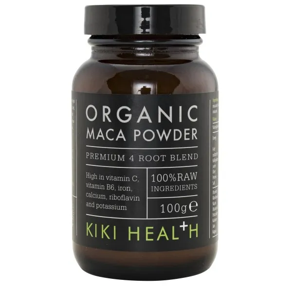 Kiki Health Organic Premium 4 Root Maca Powder, 100 g