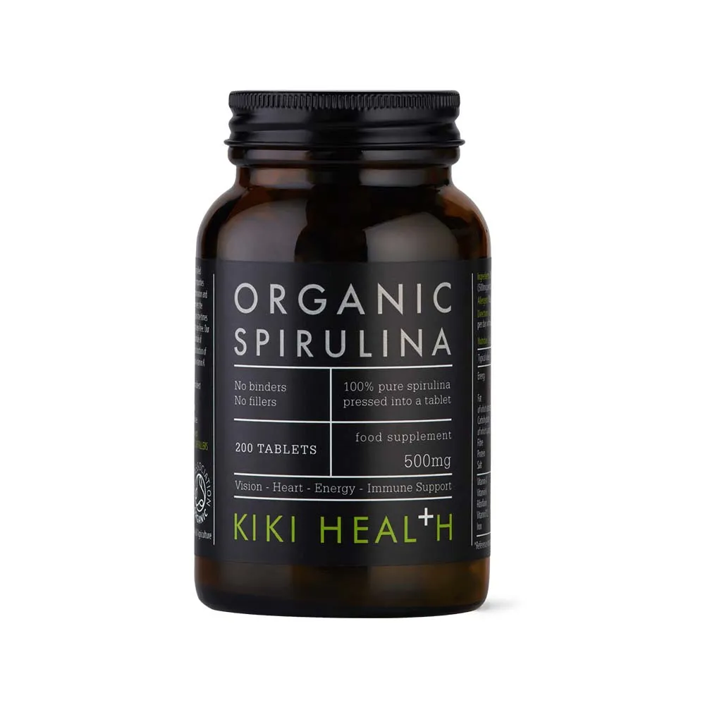 Kiki Health Organic Premium Spirulina Tablets