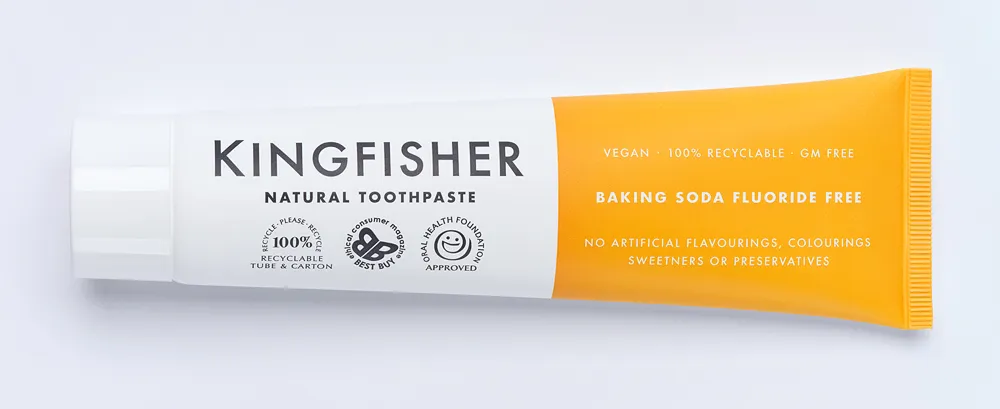 Kingfisher Tandkräm Baking Soda 100ml (Utan Fluor)