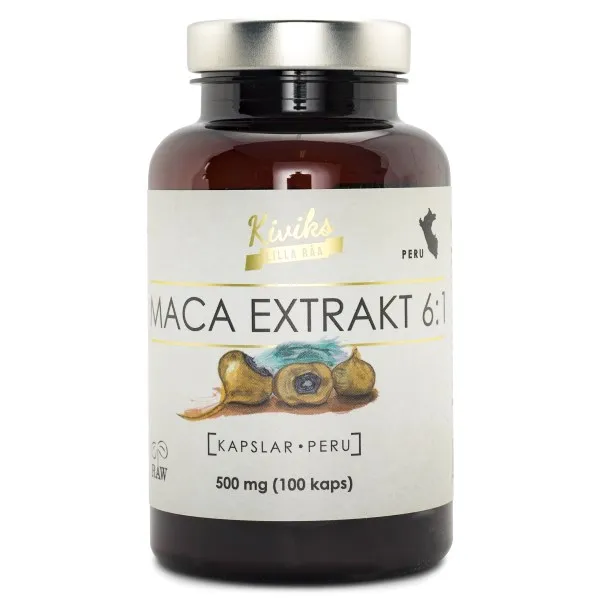 Kiviks Lilla Råa Macapulverextrakt 6:1 500 mg, 100 kaps