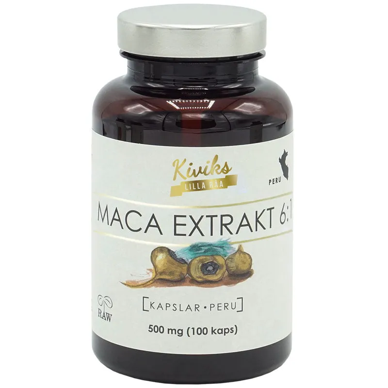 Kiviks Lilla Råa Macapulverextrakt 6:1 500mg 100 tabletter