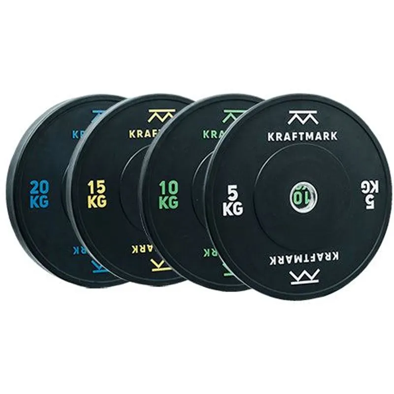 Kraftmark Internationellt Viktset Bumpers 2.0 100 kg, Viktpaket bumper