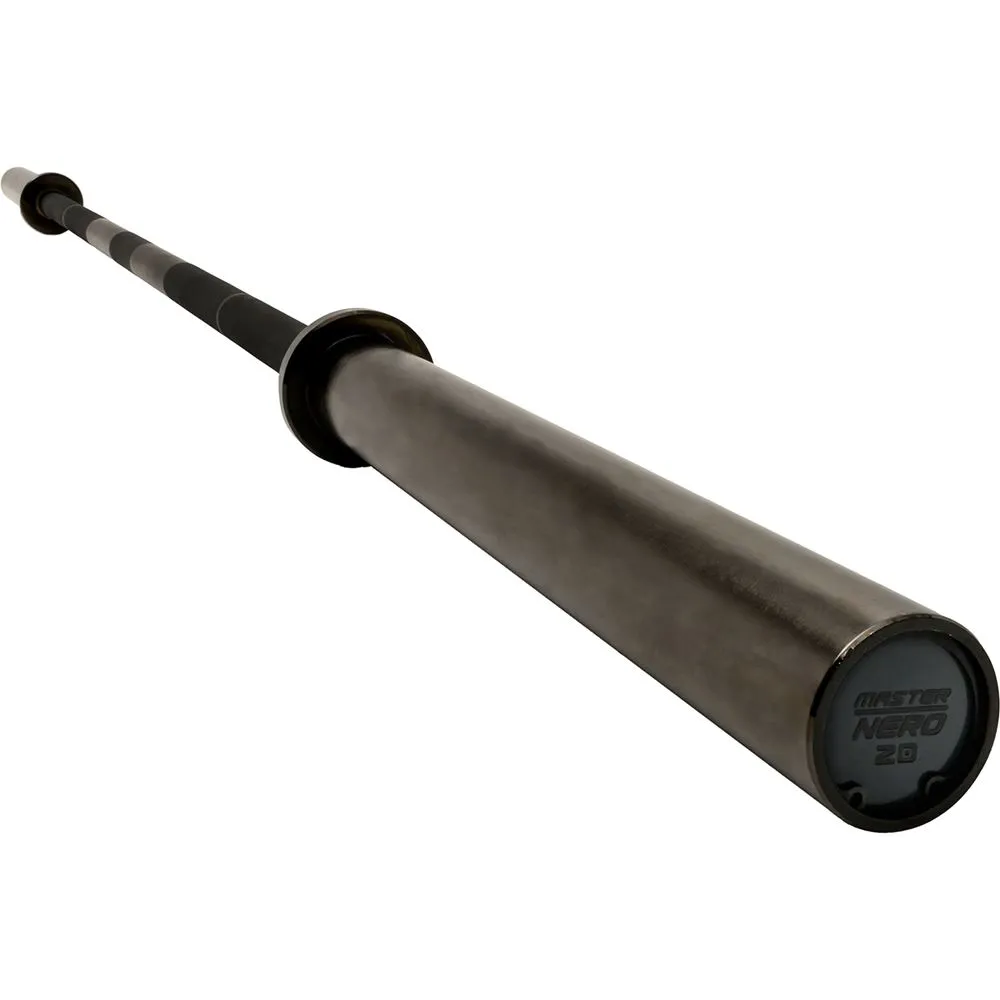 Master Fitness Nero Bar Black, Skivstång