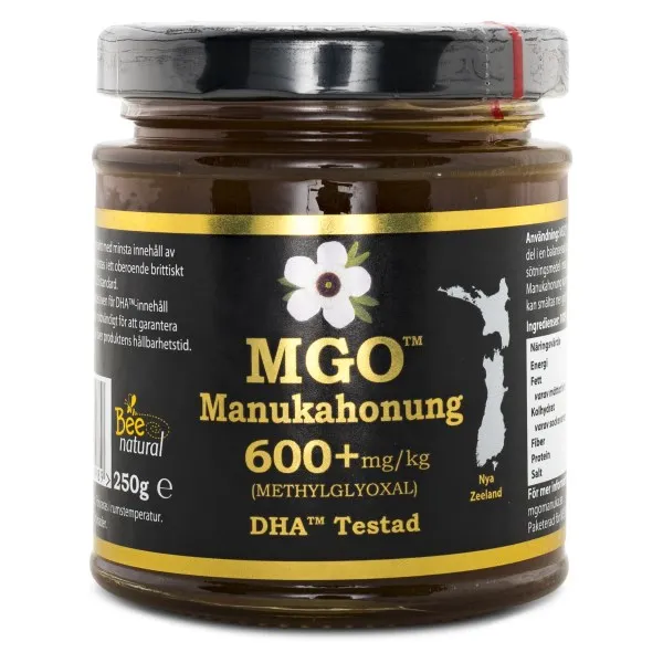 MGO Manukahonung 250 g, 600+ 
