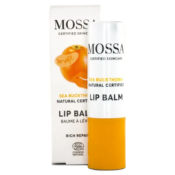 Mossa Lipbalm, 4,5 g, Sea Buckthorn