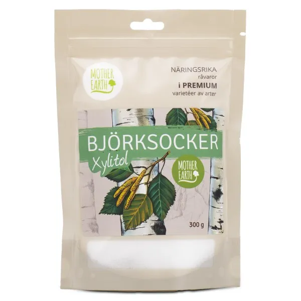 Mother Earth Björksocker, 300 g