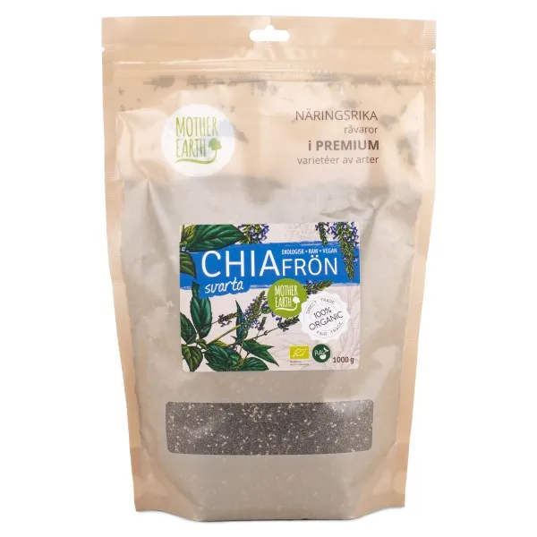 Mother Earth Chiafrön Svarta RAW & EKO, 1 kg