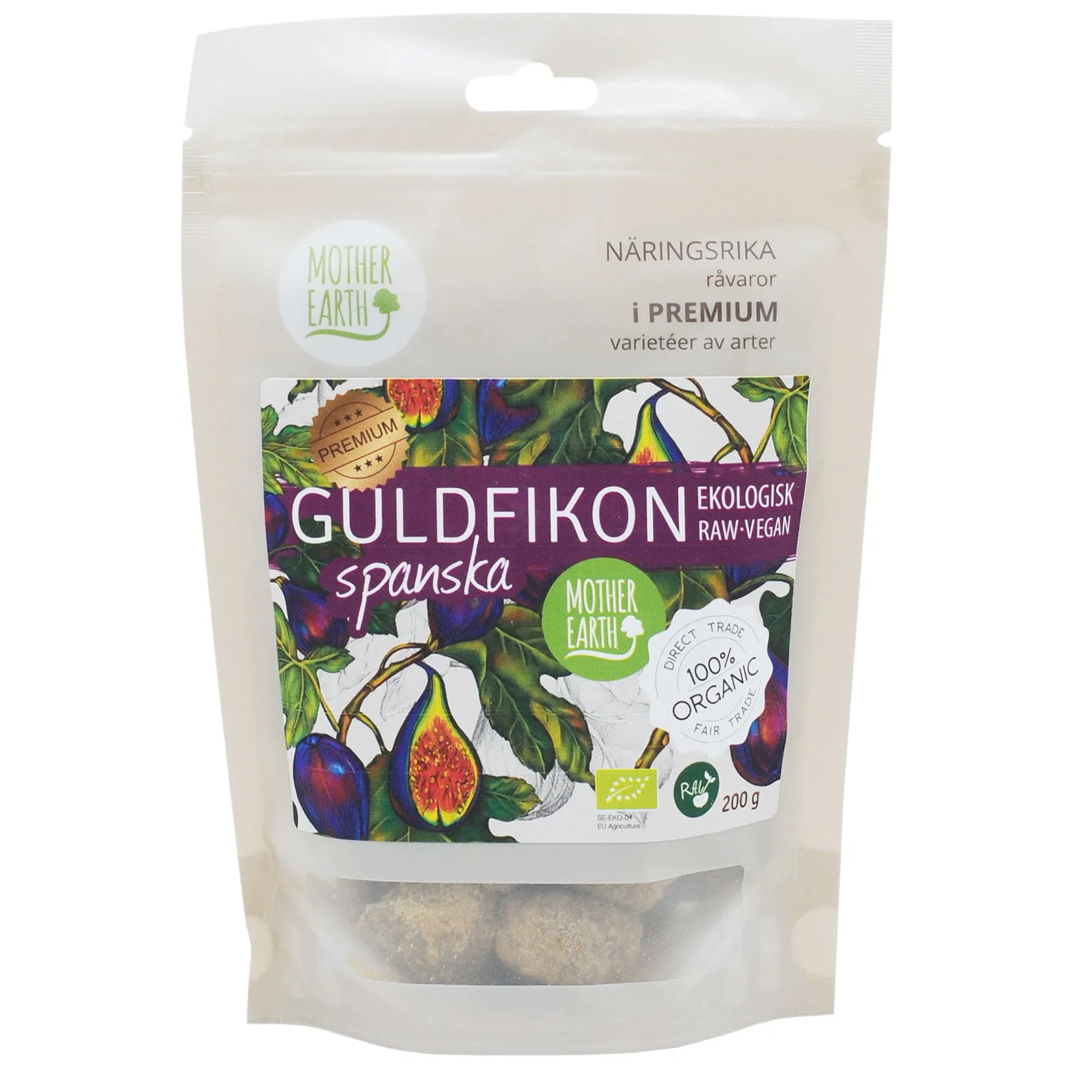 Mother Earth Fikon Guld Premium RAW&EKO 200g