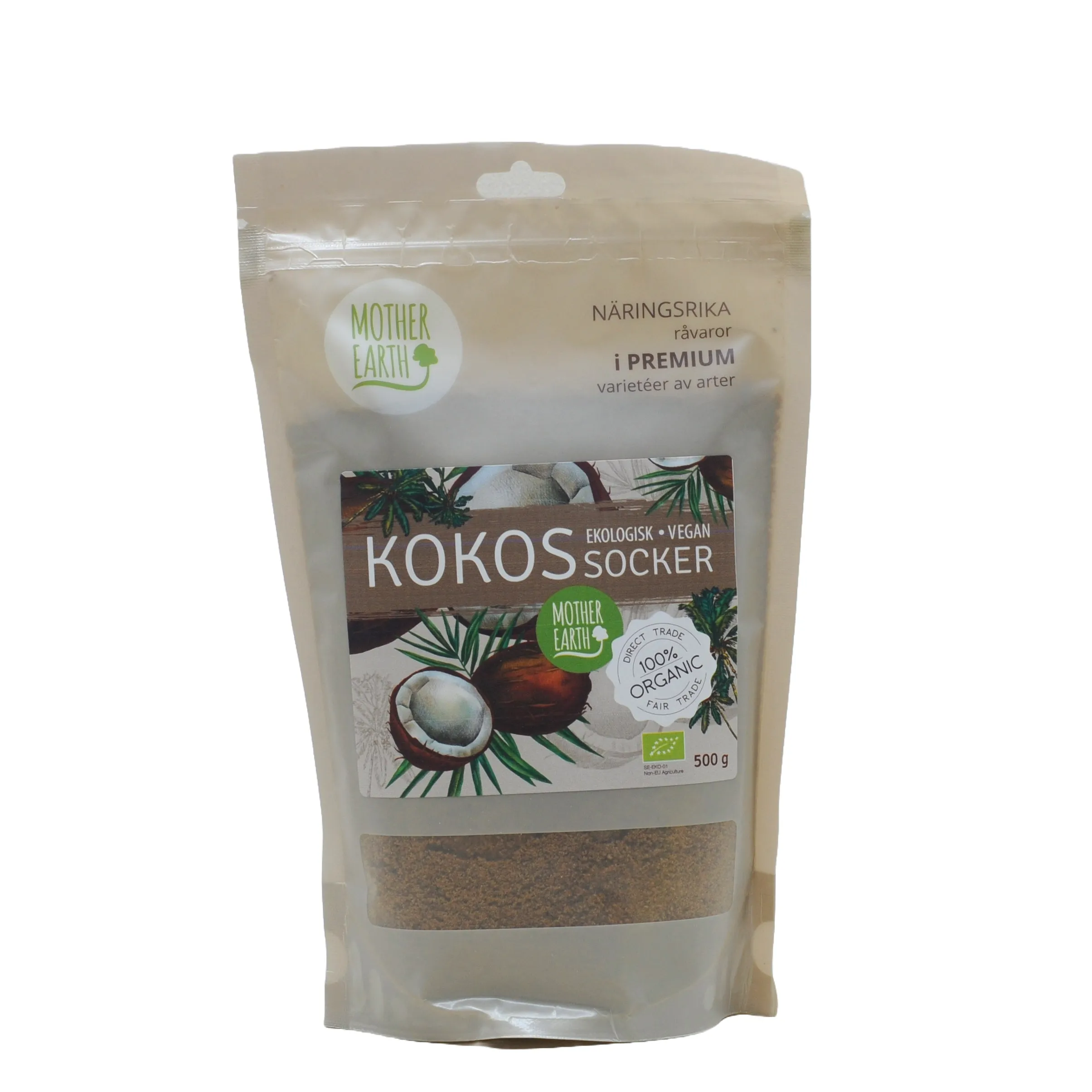 Mother Earth Kokossocker Premium EKO 500g