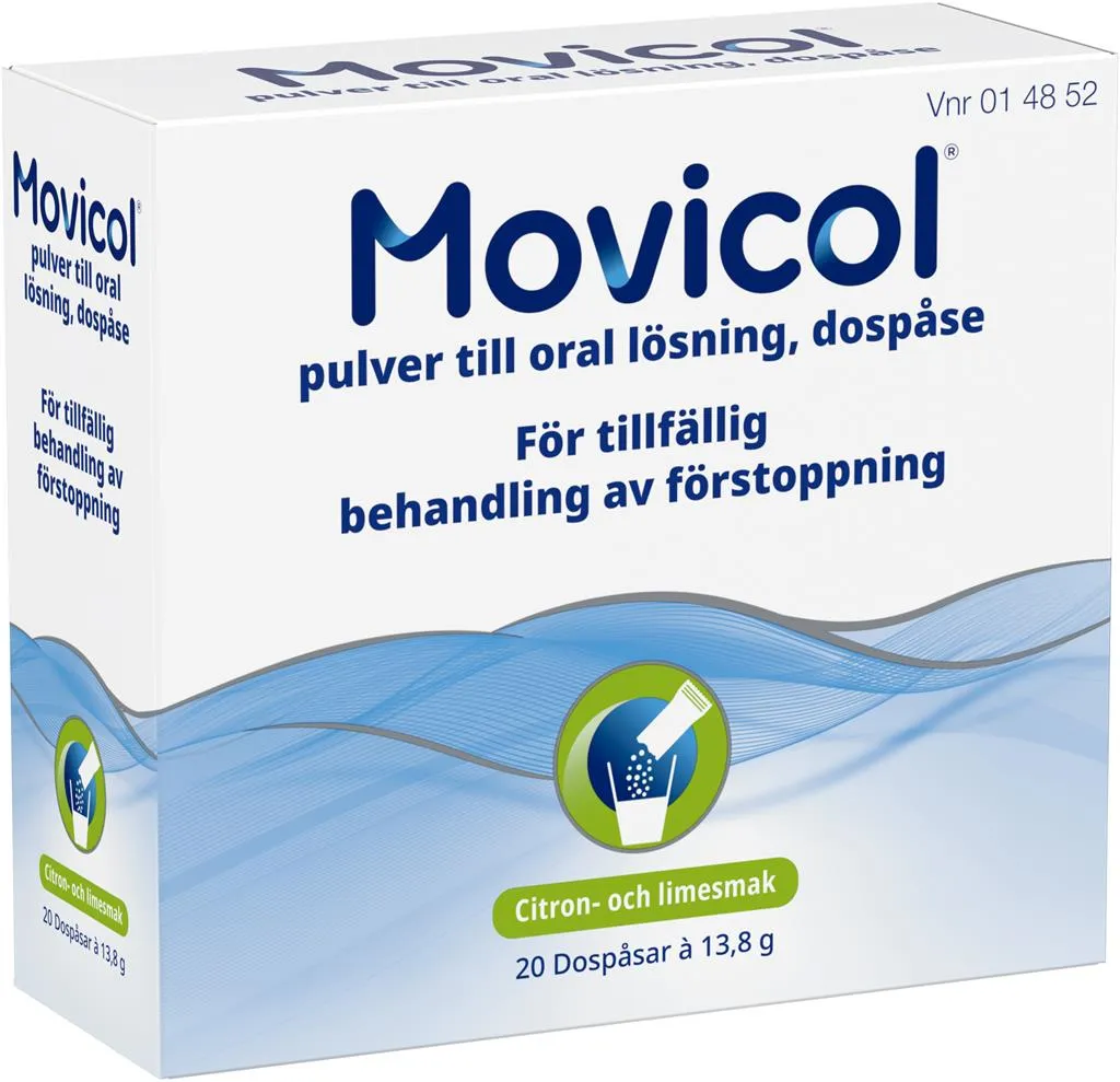 Movicol Pulver till oral lösning i dospåse 20 st