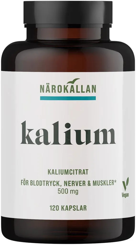 Närokällan Kaliumcitrat 120 kapslar