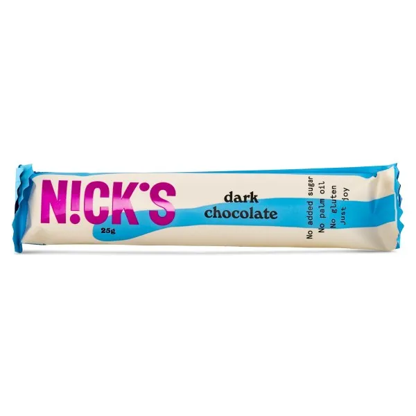 Nicks Chocolate, Mörk Choklad, 25 g