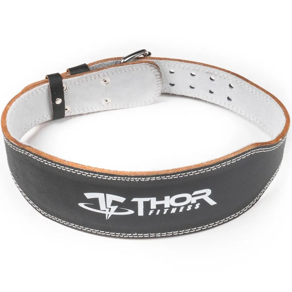Nordic Fighter Tyngdlyftarbälte I Rejält Läder, Träningsbälte