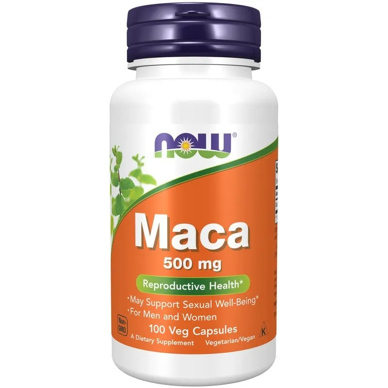 NOW MACA 500 mg 100 vegkapslar