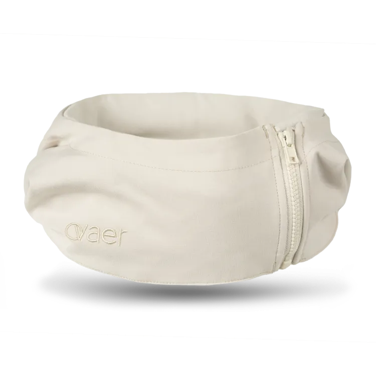 Ovaer Bondi Beige Nackkudde med inbyggd huva 1 st