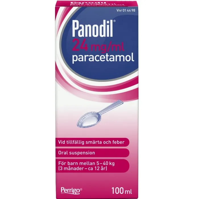Panodil Oral suspension 24 mg/ml 100 ml